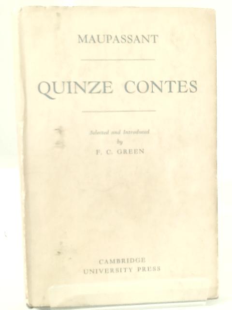 Quinze Contes By Guy De Maupassant