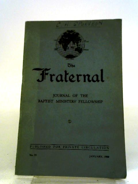 The Fraternal No.75 January 1950 By Various