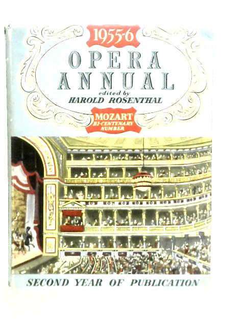 Opera Annual 1955-6 By Harold Rosenthal