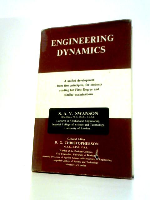 Engineering Dynamics von Sydney Alan Vasey Swanson