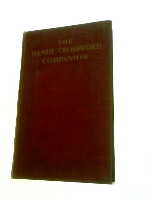 The Handy Crossword Companion By Senior Wrangler