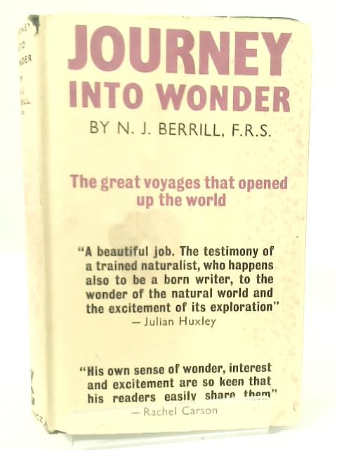 Journey Into Wonder von N. J. Berrill