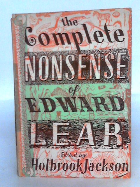 The Nonsense Verse Of Edward Lear By Edward Lear