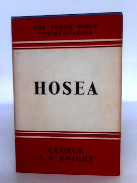 Hosea By George A.F. Knight