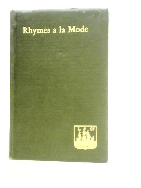 Rhymes a La Mode By Andrew Lang