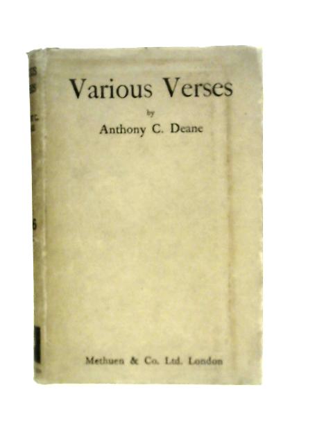 Various Verses By Anthony C. Deane