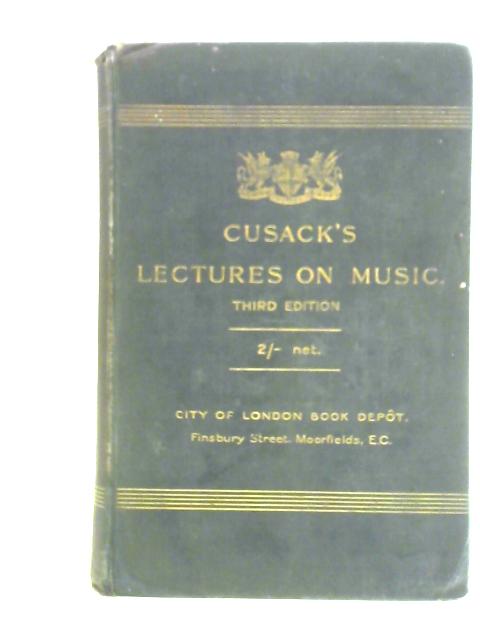 Lectures on Music: Staff Notation par James Cusack