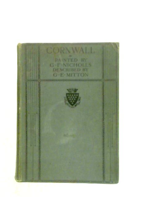 Cornwall By Geraldine Edith Mitton