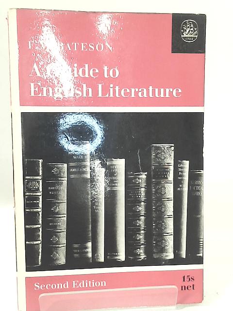 A Guide to English Literature By F. W. Bateson