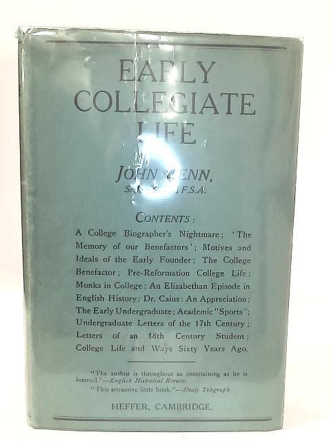 Early Collegiate Life von John Venn