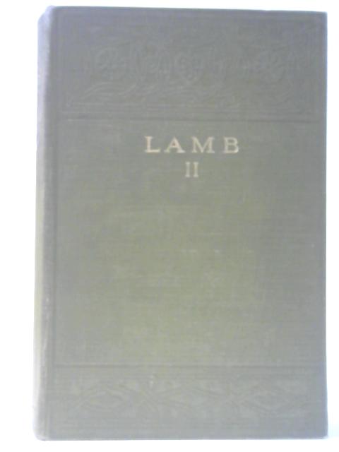 The Works In Prose And Verse Of Charles And Mary Lamb Vol. II By Charles And Mary Lamb