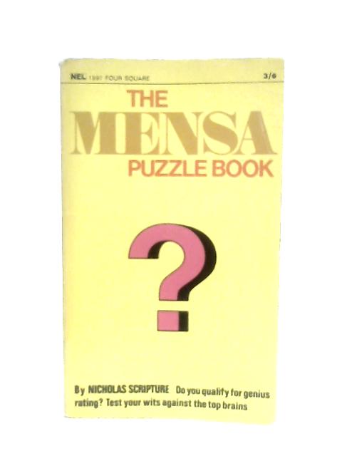The Mensa Puzzle Book By Nicholas Scripture