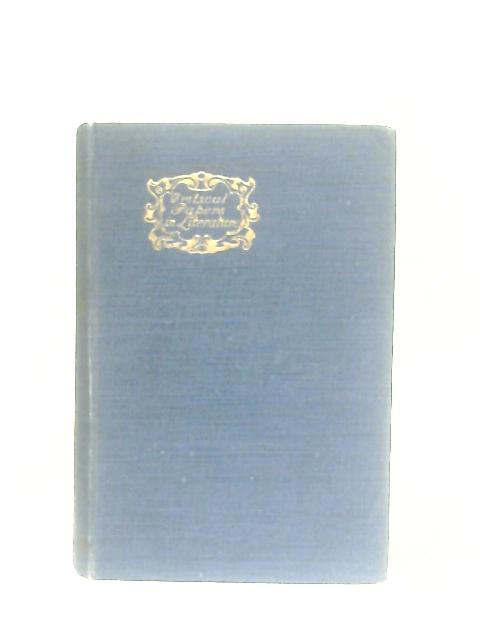 Critical Papers in Literature By W. M. Thackeray