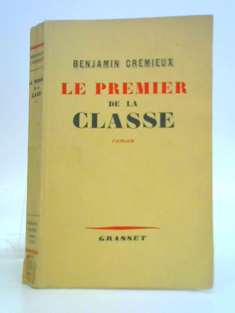 Le Premier De La Classe By Benjamin Cremieux