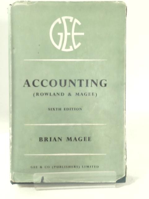 Accounting By Magee
