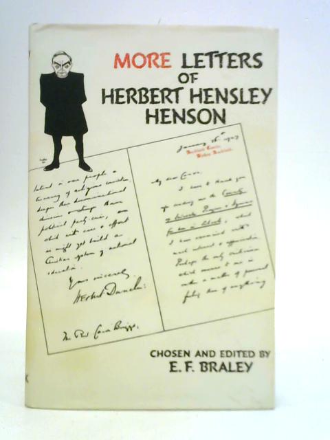 More Letters of Herbert Hensley Henson: A Second Volume von Evelyn Foley Braley (Ed.)