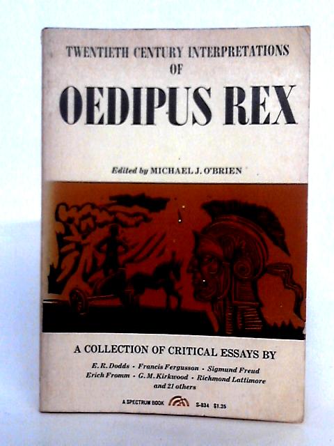 Oedipus Rex By Michael J. O'Brien (ed.)