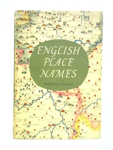 English Place-Names von Kenneth Cameron