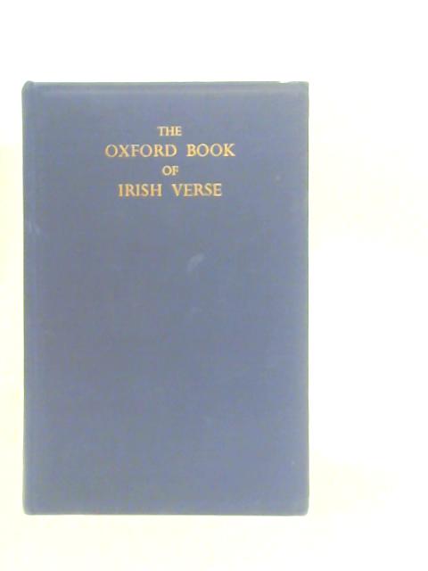 Oxford Book of Irish Verse: 17th - 20th Century.