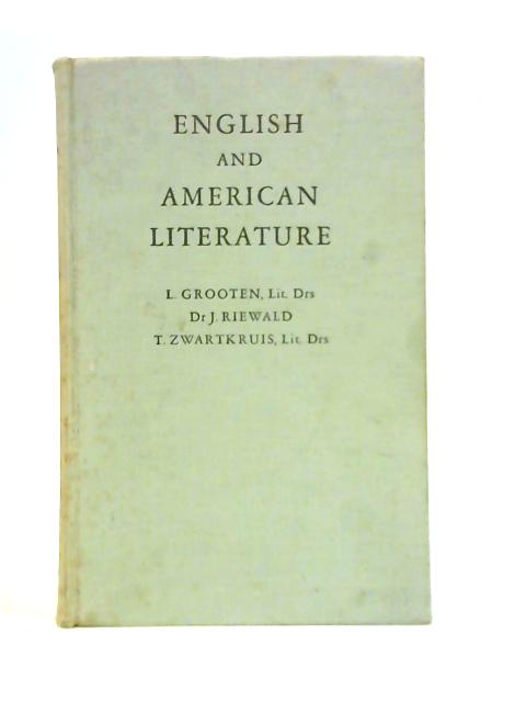 A Book Of English And American Literature von Various