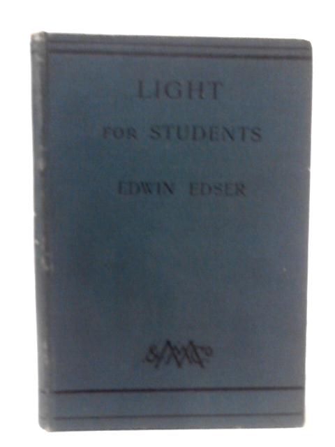 Light For Students By Edwin Edser