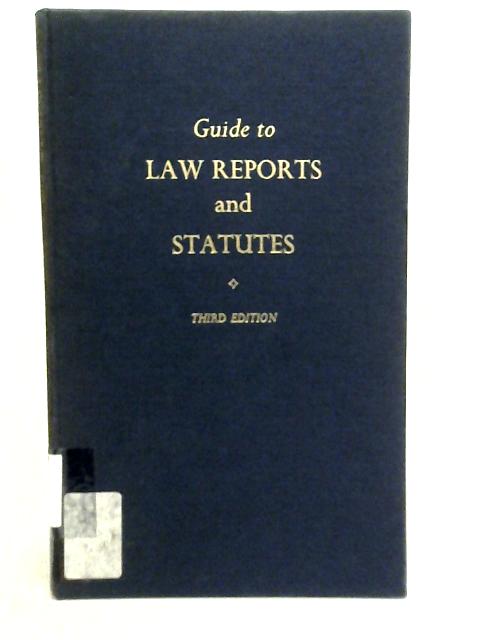 Guide to Law Reports and Statutes