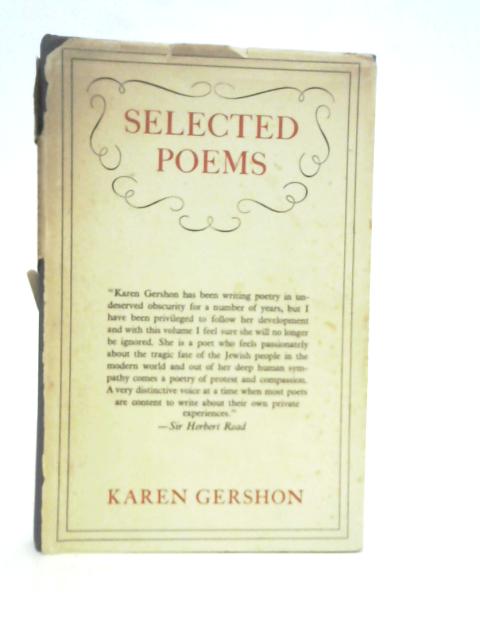 Selected Poems By Karen Gershon