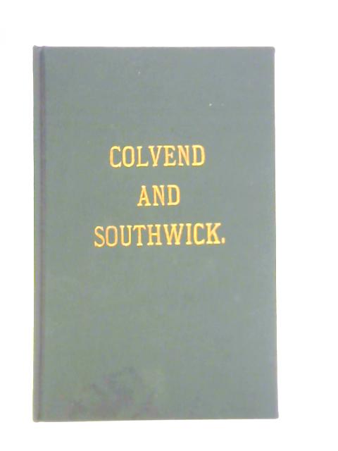 Handbook To The United Parishes Of Colvend And Southwick By W.R. M'Diarmid