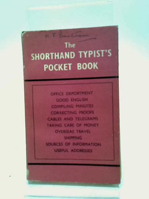 Shorthand Typist's Pocket Book By Carlton Wallace