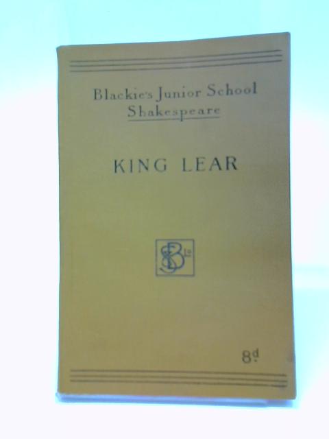 King Lear By William Shakespeare  Herbert A Evans