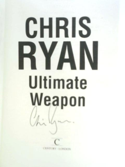Ultimate Weapon von Chris Ryan