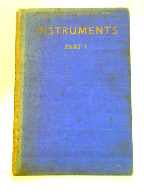 Aeroplane Maintenance and Operations Series, Vol. II - Instruments ( Part I) By E. Molloy (Ed.)