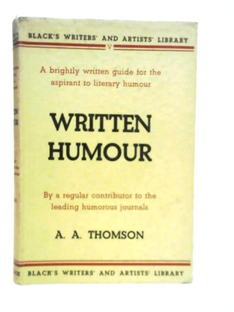 Written Humour By A.A.Thomson