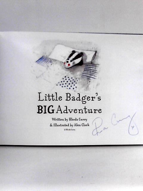 Little Badger's Big Adventure By Rhoda Curry