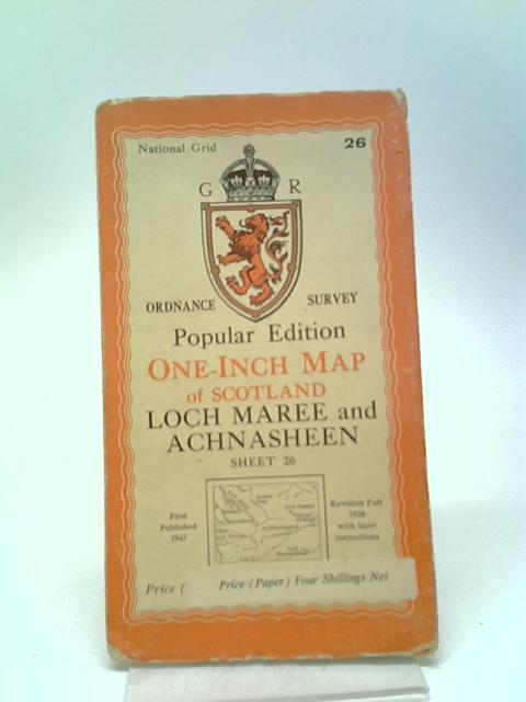 Loch Maree and Achnasheen, Sheet 26 - One-Inch Map of Scotland Series von Ordnance Survey