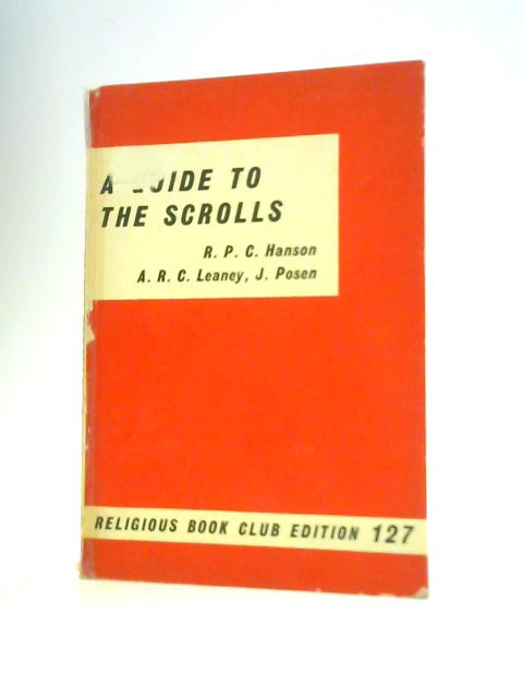 A Guide to the Scrolls: Nottingham Studies on the Qumran Discoveries von A.R.C.Leaney (Ed.)