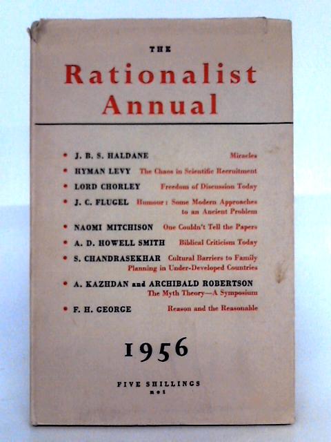 The Rationalist Annual; For the Year 1956 von Hector Hawton (ed.)