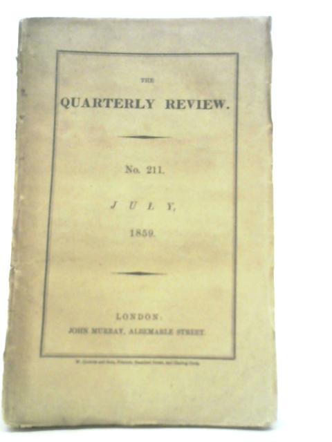 Quarterly Literary Advertiser, No. 211, July 1859 By Keith Johnston