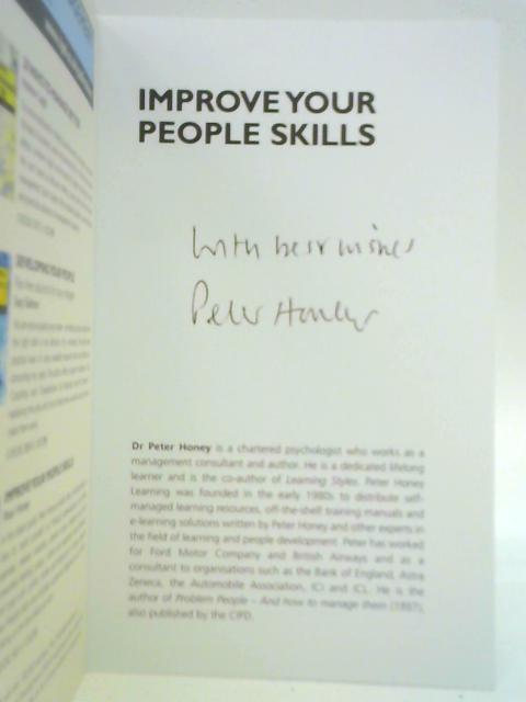 Improve Your People Skills By Peter Honey