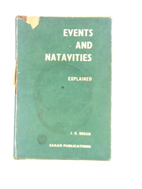 Events & Nativities By J. N. Bhasin