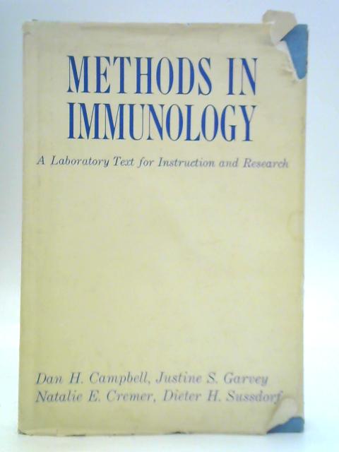 Methods In Immunology By Dan Hampton Campbell, et al.