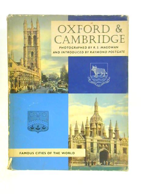 Oxford & Cambridge: a Book of Photographs von Raymond Postgate (Intro)