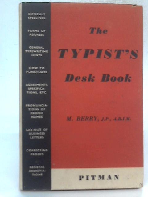 The Typist's Desk Book By M Berry