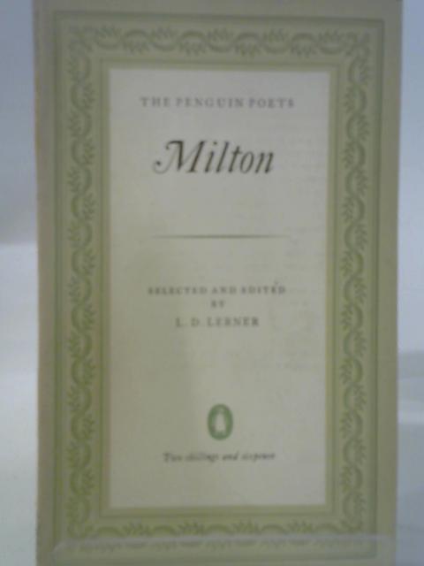 Milton: Poems. By L. D. Lerner ()