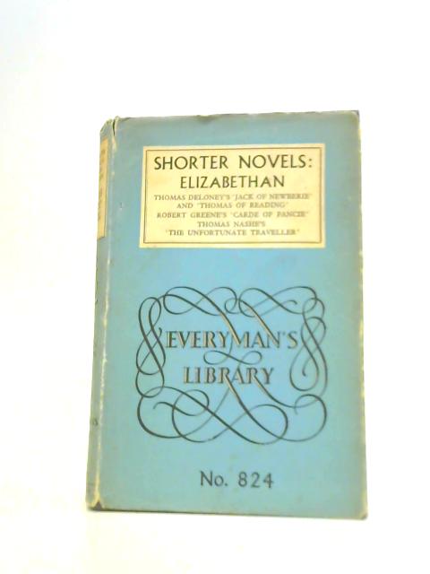 Shorter Novels: Elizabethan (Everyman's Library #824) By P.Henderson