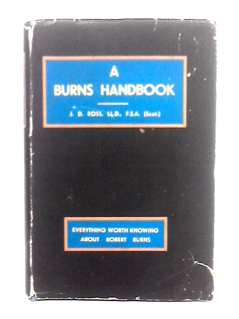 A Burns Handbook von John D. Ross