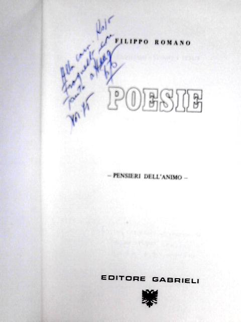 Poesie By Filippo Romano