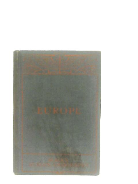 A Geography of Europe von Lionel William Lyde