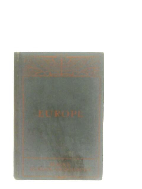 A Geography of Europe By Lionel William Lyde