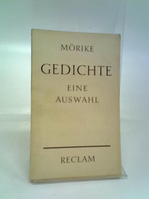 Gedichte Eine Auswahl By Eduard Morike